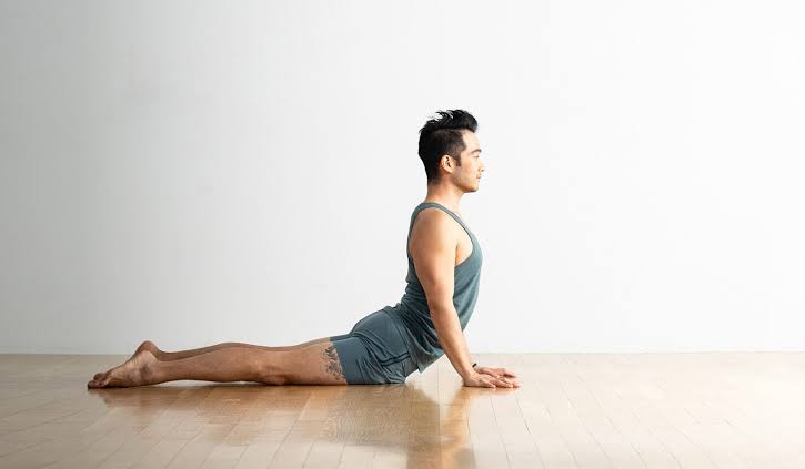 Cobra Pose strengthens the back and opens tight chest muscles.